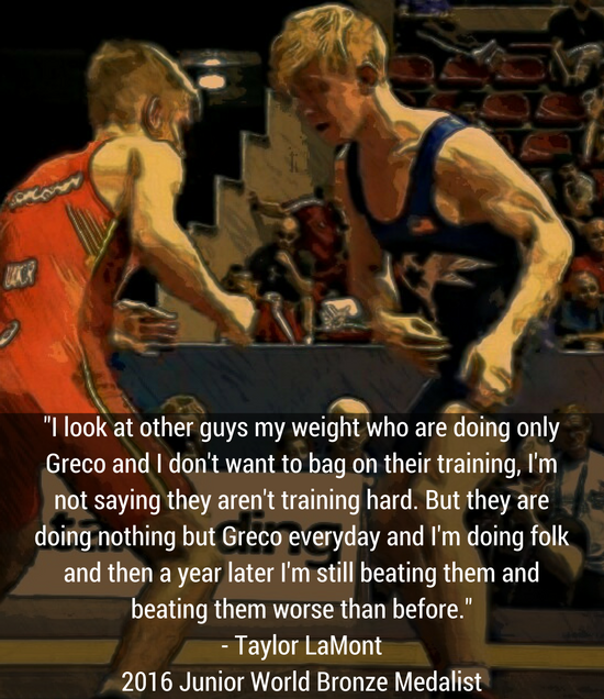 Taylor LaMont US Greco quote