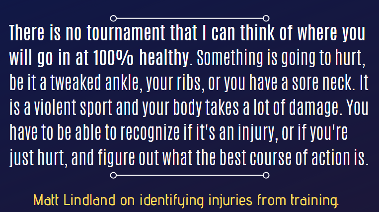 lindland on injuries