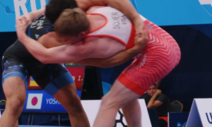 Aidan squier, 87 kg, U20 world bronze
