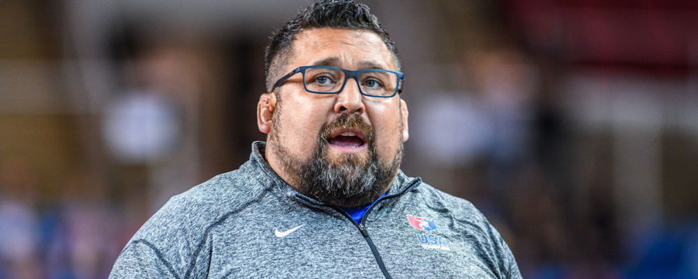 zac dominguez, u20 greco roman world team coach